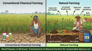 Comparison of Conventional and Natural Farming